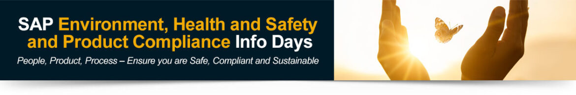 SAP Environment Health and Safety and Product Compliance Info Days 2021
